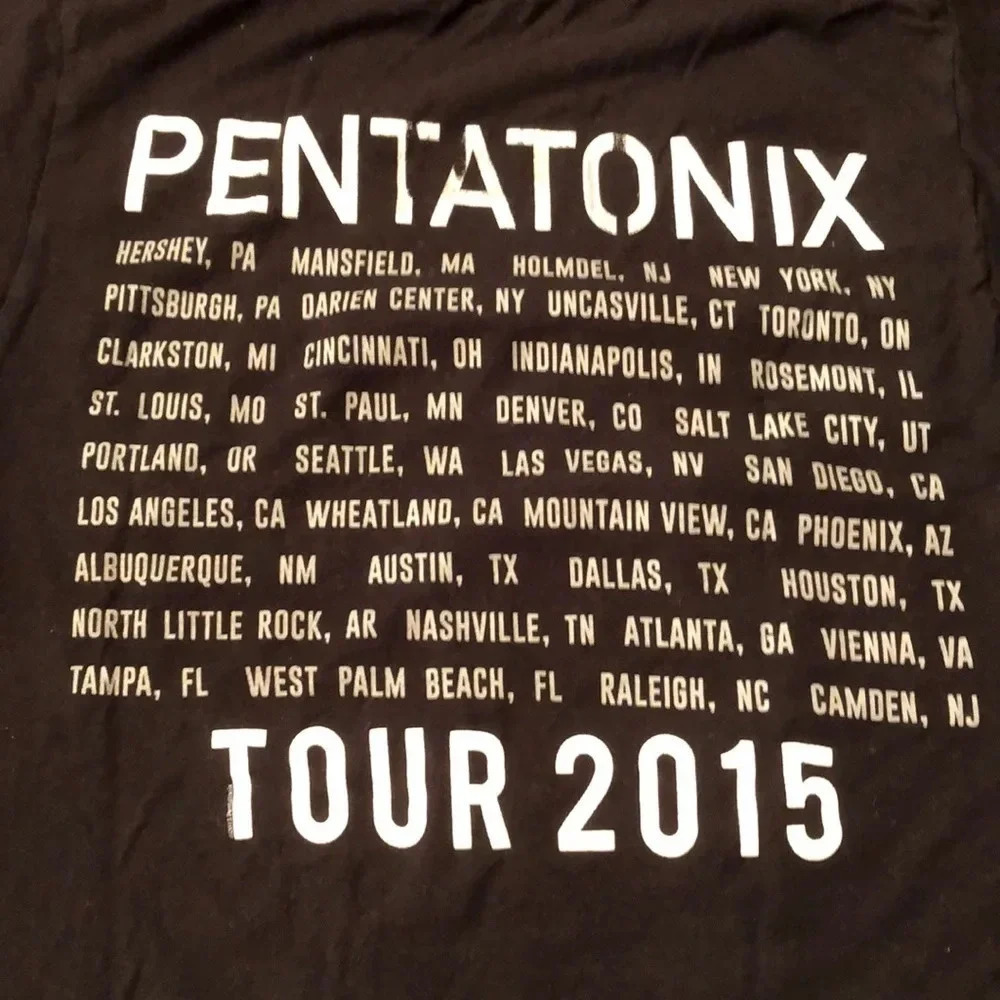 Pentatonix Concert Band Tee Shirt - Picture 3 of 4